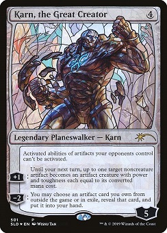 Karn, the Great Creator Secret Lair Drop - Stained Glass Art